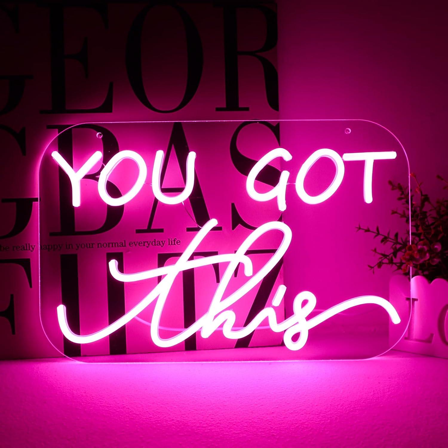 У вас всё получится! Неоновая  – обзор и цена Home Gym Neon Sign