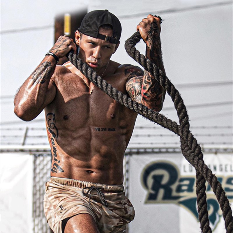 9/12/15 м * 25 мм фитнес-полиэ – обзор и цена Battle Rope Heavy